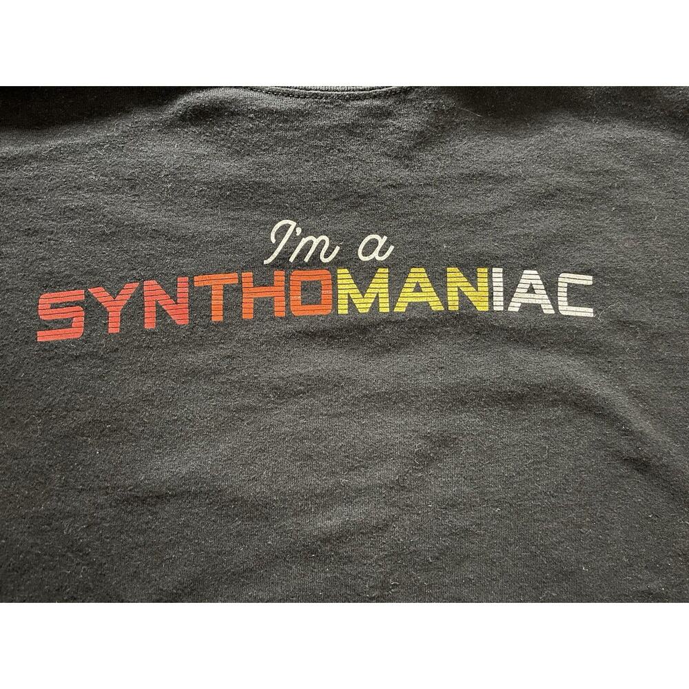 Synthomania 2018 T-Shirt - 2XL, Black Gildan Heavy Cotton - Picture 2 of 9